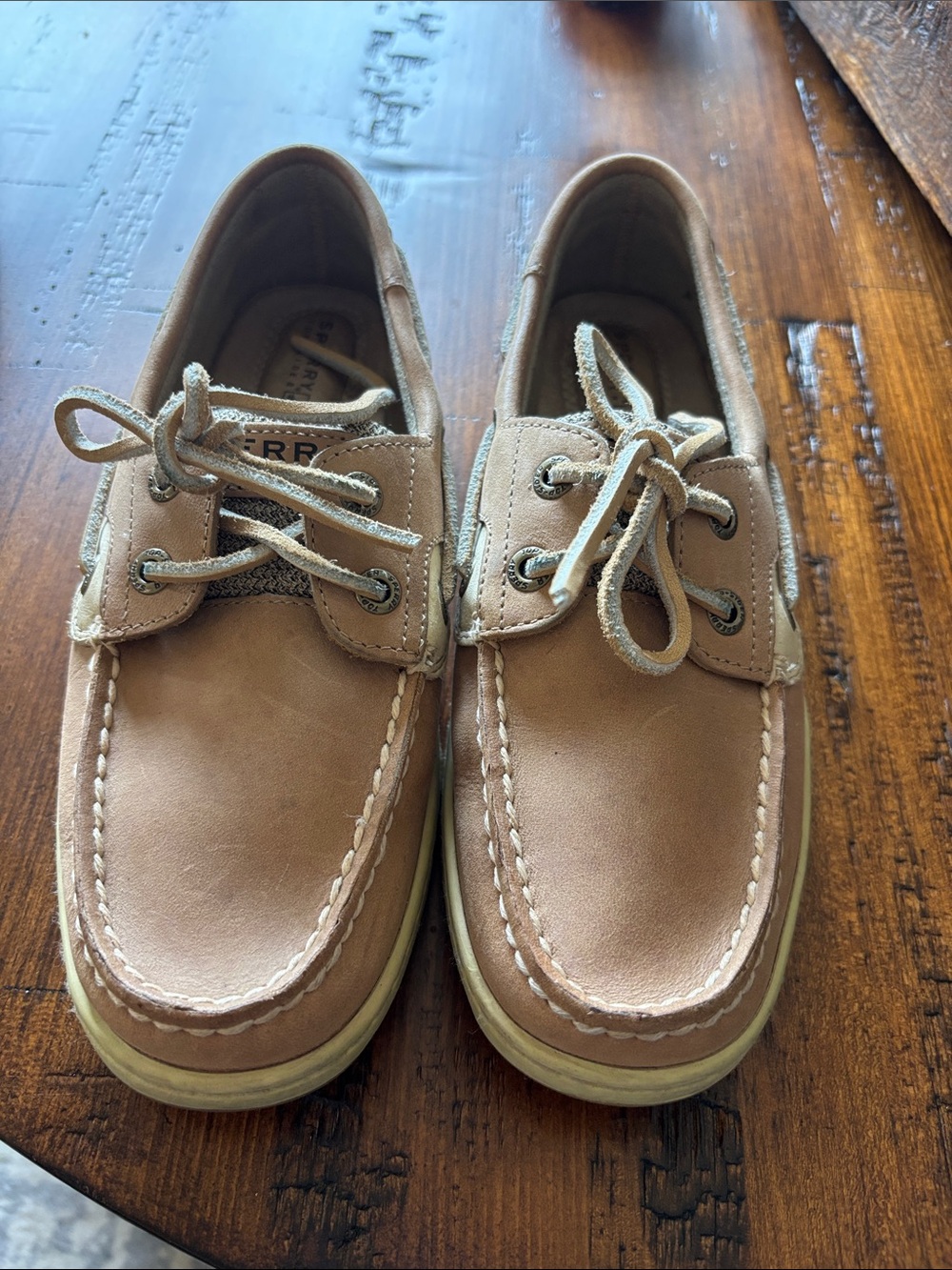 Sperry Women's Tan Leather Boat Shoes